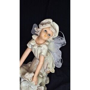 Angel Girl Wings Porcelain Collectible Figurine Needs Repair